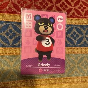 Genuine ACNH amiibo for Grizzly